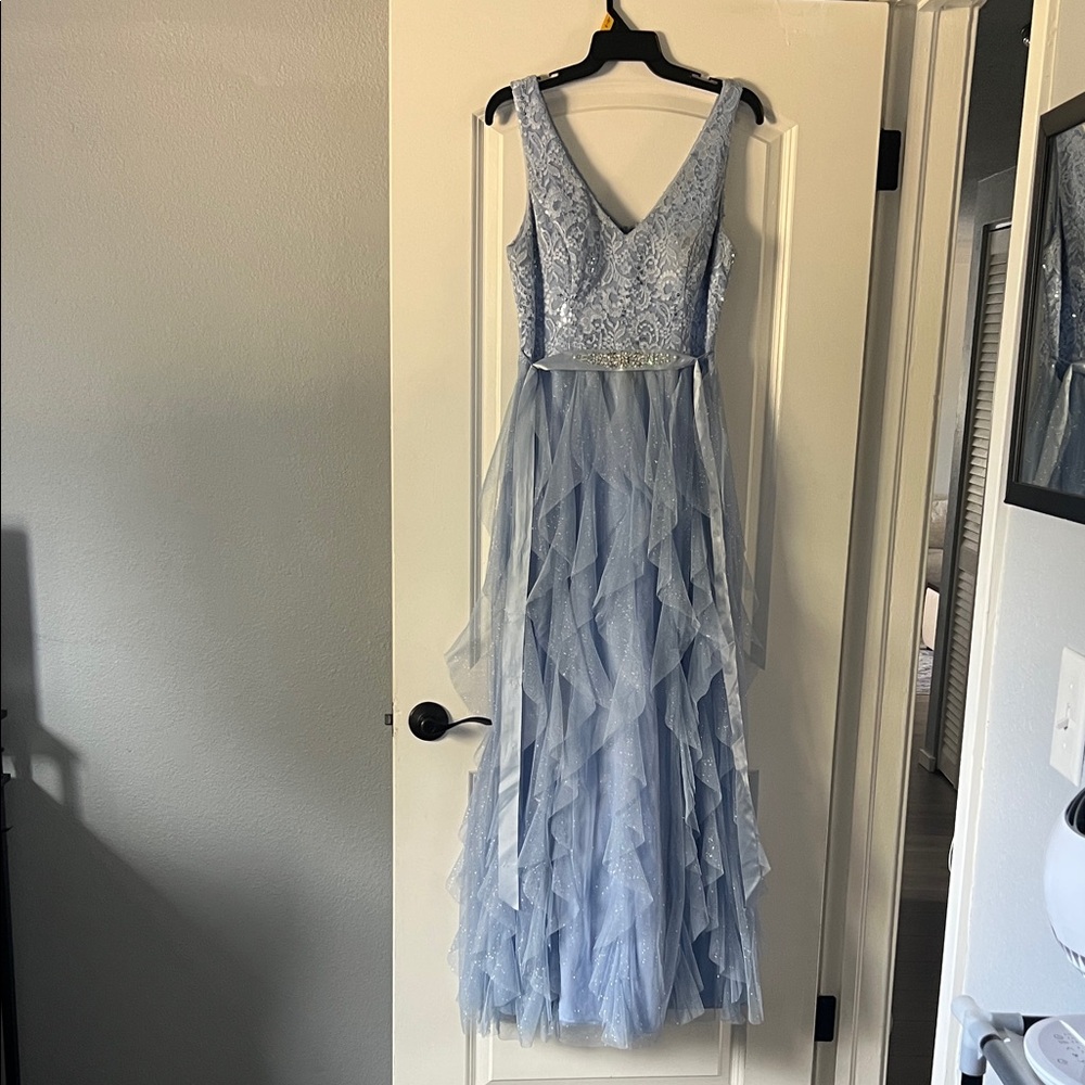 Light Blue Lace Dress